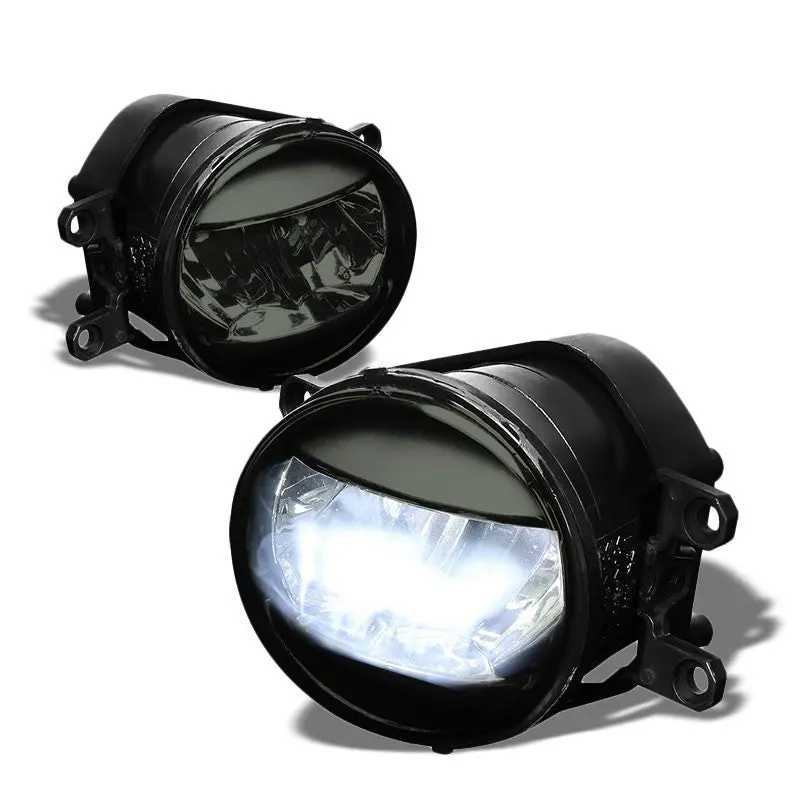Smoke Lens Chrome Housingfog Light/Lamp For Toyota 07-13 Camry/Corolla/Matrix 1