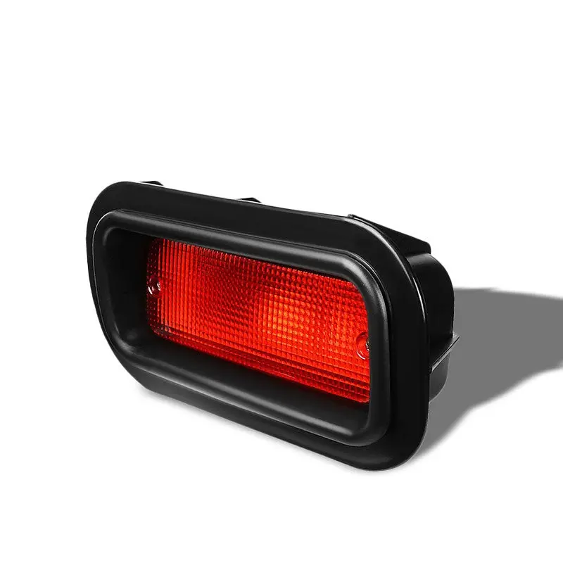Red Lens Rear Bumper Side Fog Light Lamp+Bezel For Dc/Da/Ed/Ee/Eg/Eh/Ej 1