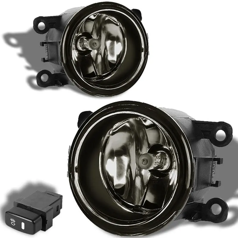 Smoke Lens Front Bumper Fog Light Lamp +Switch For 10-15 Montero/Sport Pb/Pc 1