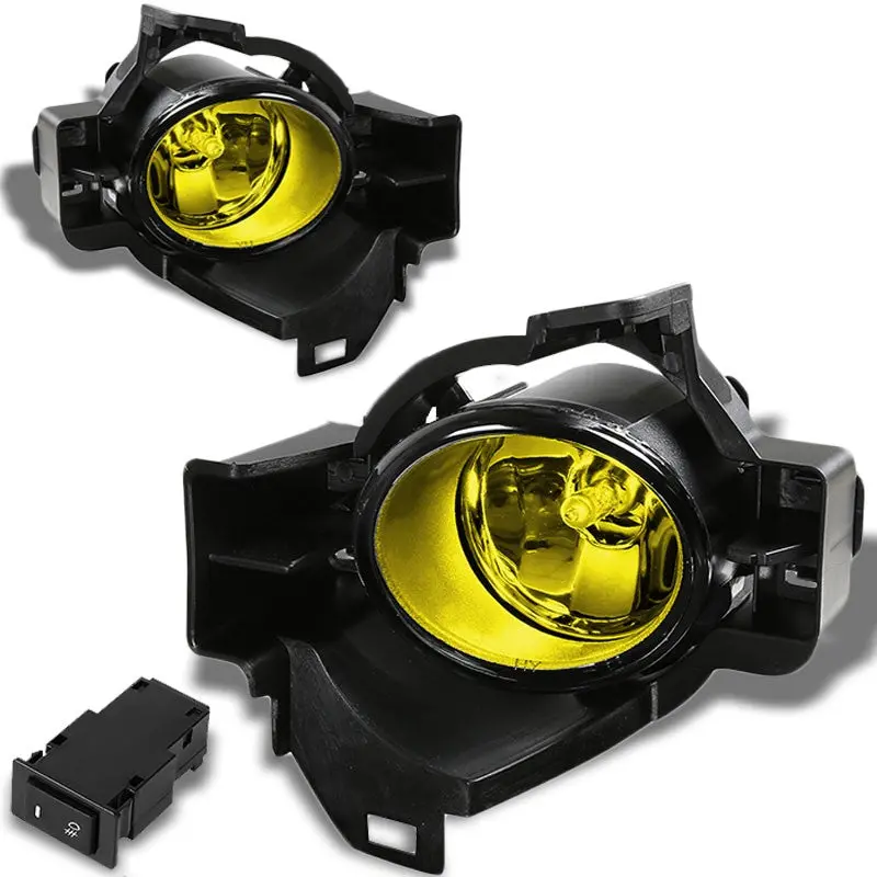Yellow Amber Lens Oe Bumper Fog Light Lamp +Switch For 10-12 Altima 4Dr L32a 1