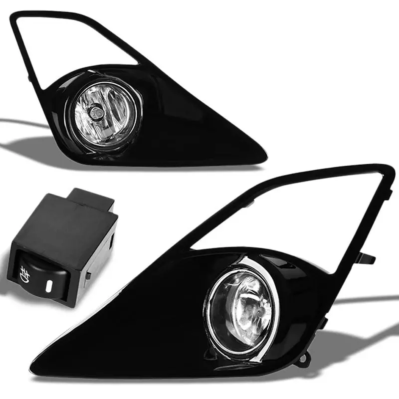 Clear Lens Oe Front Fog Light Lamp+Silver Bezel +Switch For 13-16 Frs Gt86 1