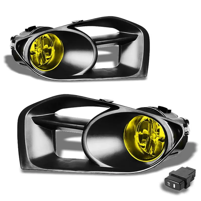 Amber Lens Oe Bumper Fog Light Lamp+Bezel +Switch For 11-14 Murano Z50 Ff-L 1