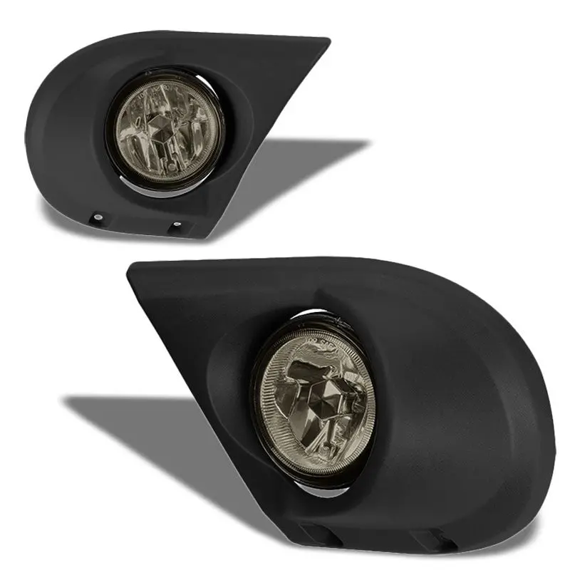 Smoke Lens Front Bumper Fog Light Lamp+Bezel For Honda 03-05 Pilot Yf1 J35 1