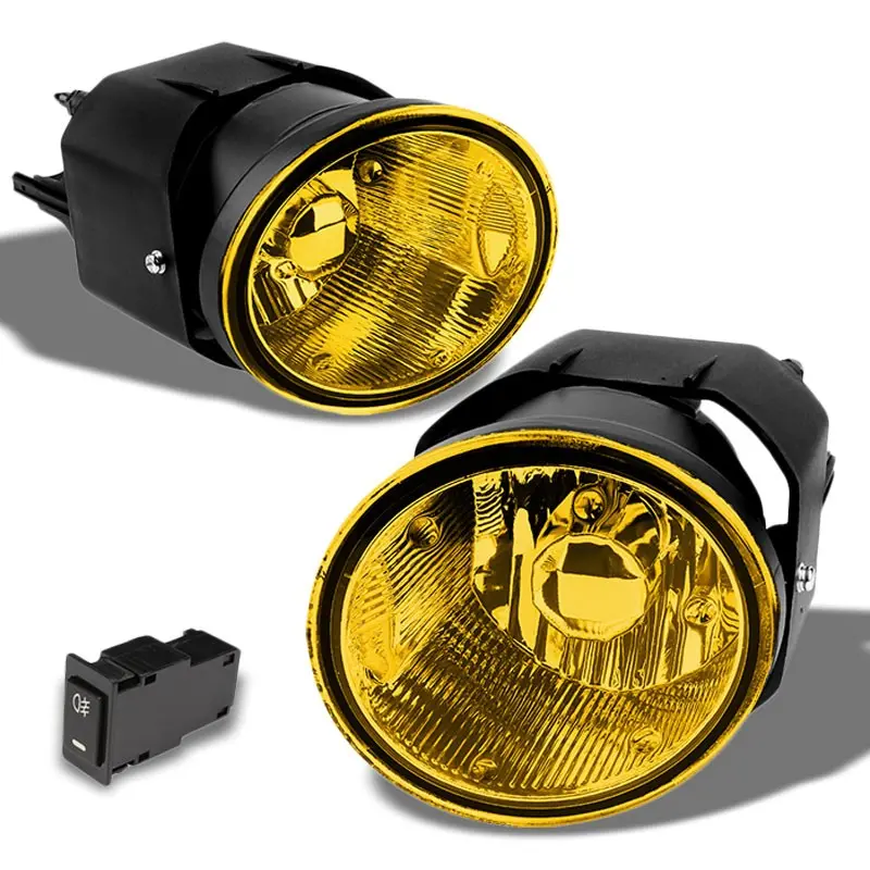 Amber Lens Front Fog Light Lamp +Switch For Sentra/Maxima/Frontier/Xterra 1
