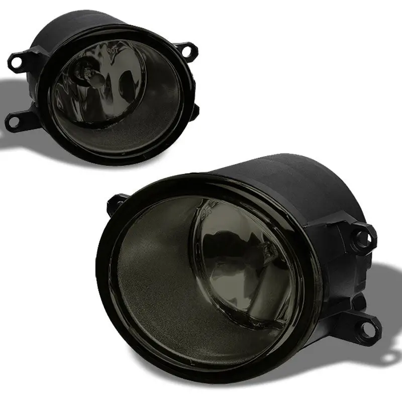 Smoke Lens Oe Replacement Round Fog Light Lamp For 06+ Toyota/Lexus/Scion 1
