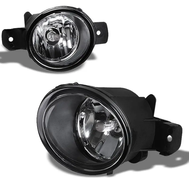 Clear Lens Bolt-On Bumper Fog Light Lamp+Bulb For 08+ Nissan/Infiniti 1