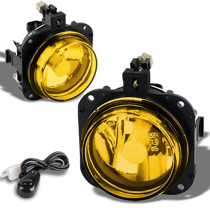 Amber Len Front Bumper Fog Light Lamp +Switch For 02-05 Eclipse/04-08 Galant 1