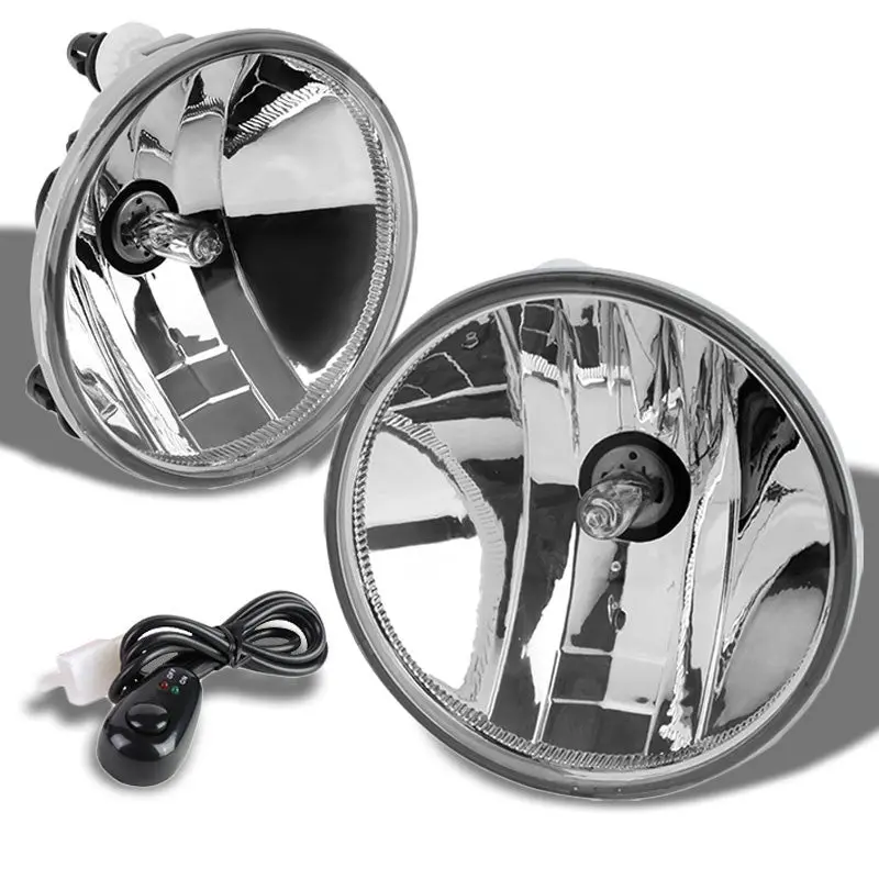 Clear Len Oe Front Bumper Fog Light Lamp+Switch For 15-19 Colorado Silverado Sierra 1