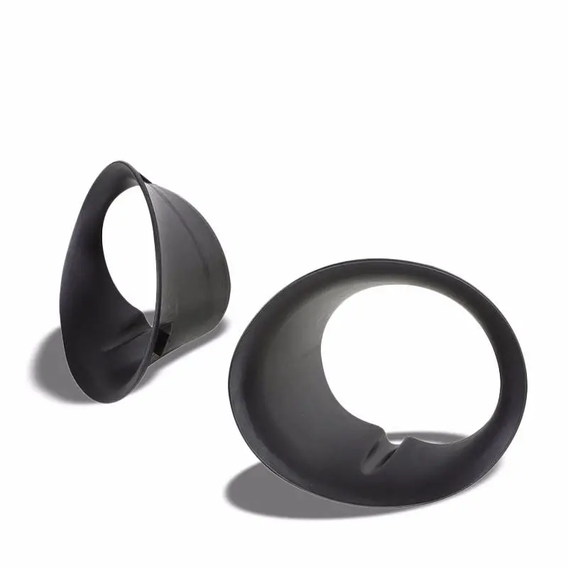 2Pcs Black Oe Steel Bumper Fog Light Lamp Bezel Cover For 02-09 Dodge Ram Pickup 1