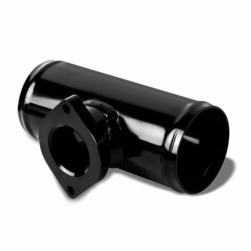 Universal Black Aluminum Straight Pipe With 2-Bolt Type-Rs/S/Rz Single Port Blow Off Valve Flange Pipe 1