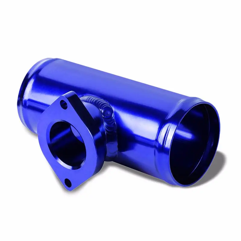Universal Blue Aluminum Straight Pipe With 2-Bolt Type-Rs/S/Rz Single Port Blow Off Valve Flange Pipe 1