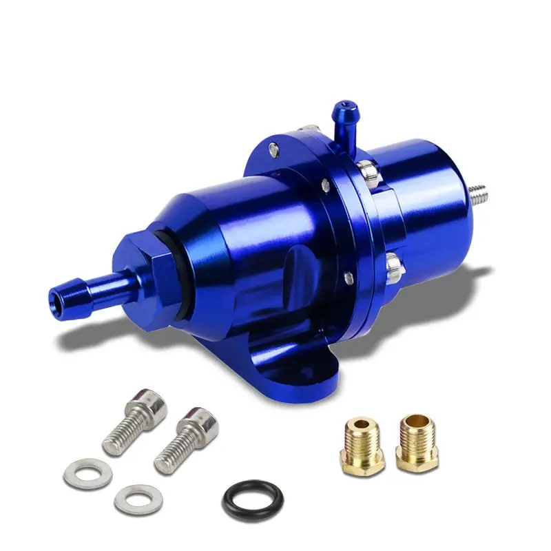 Blue Bolt-On Adjustable Fuel Pressure Regulator For Honda/Acura B16/B18/F20/F22 1