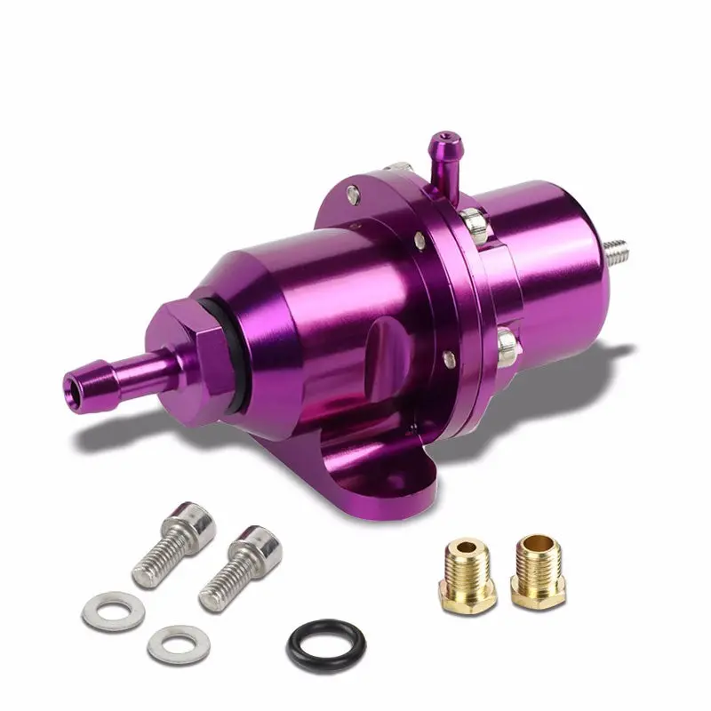Purple Bolt-On Adjustable Fuel Pressure Regulator For Honda/Acura B16/B18/F20 1
