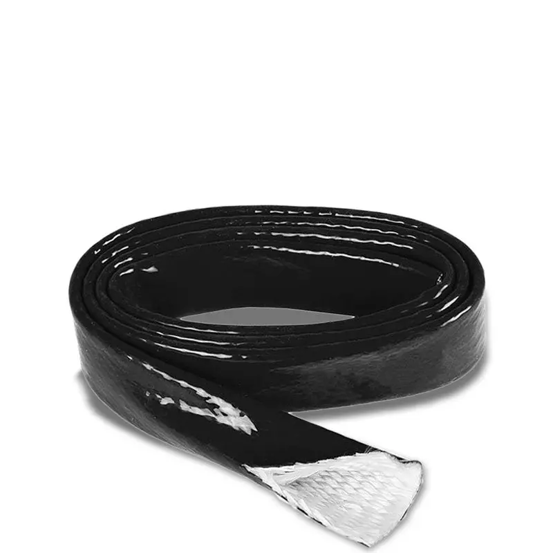 5/16 (15Mm) Fire Sleeve Black High Temp Silicone Braided Insulation Hose X 1 Ft 1