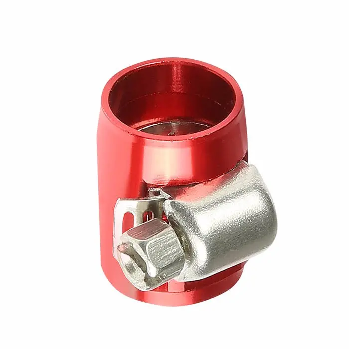 Red -4 An Straight [Hose Ends With Clamp] Oil/Fuel An Fitting Adapter 1