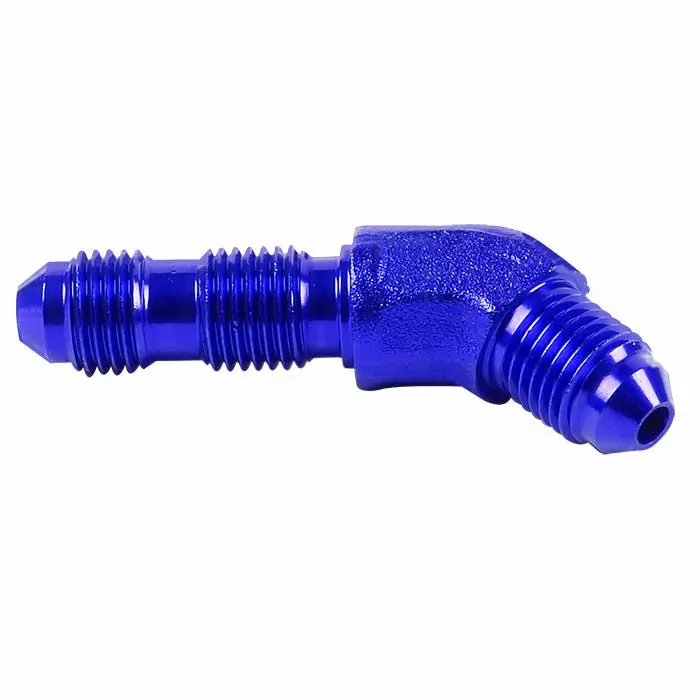 Blue -3 An 45 Degree [An Male To Male Bulkhead Adapter] Oil/Fuel An Fitting 1