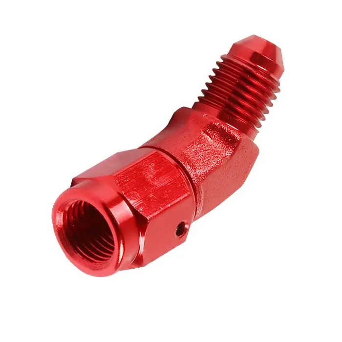 Red -3 An 45 Degree [An Female To Male Flare Bulkhead] Oil/Fuel An Fitting Adapter 1