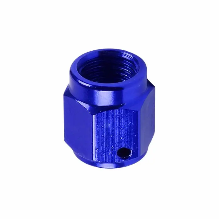 Blue -3 An Straight [Hard Line An Tube Nut (Close Ended)] Oil/Fuel An Fitting Adapter 1