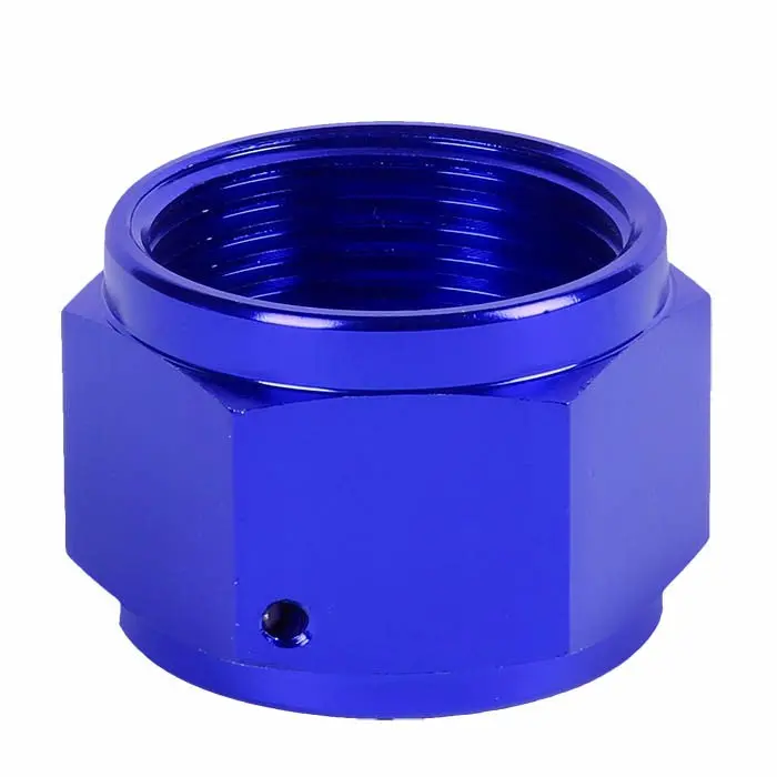Blue -12 An Straight [Hard Line An Tube Nut (Close Ended)] Oil/Fuel An Fitting Adapter 1