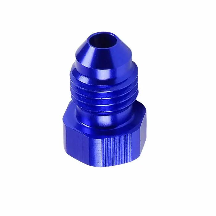 Blue -4 An Straight [An Male Flare Cap] Oil/Fuel An Fitting Adapter 1