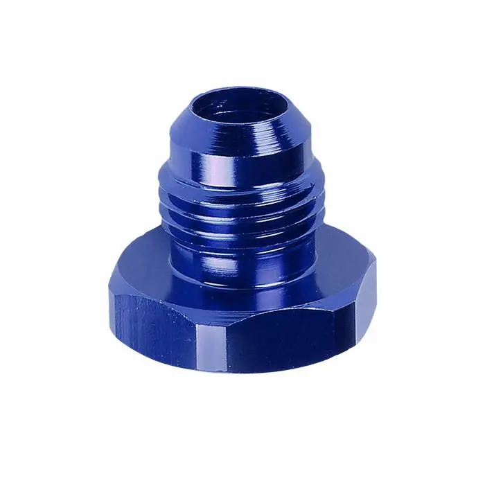 Blue -6 An Straight [An Male Flare Cap] Oil/Fuel An Fitting Adapter 1