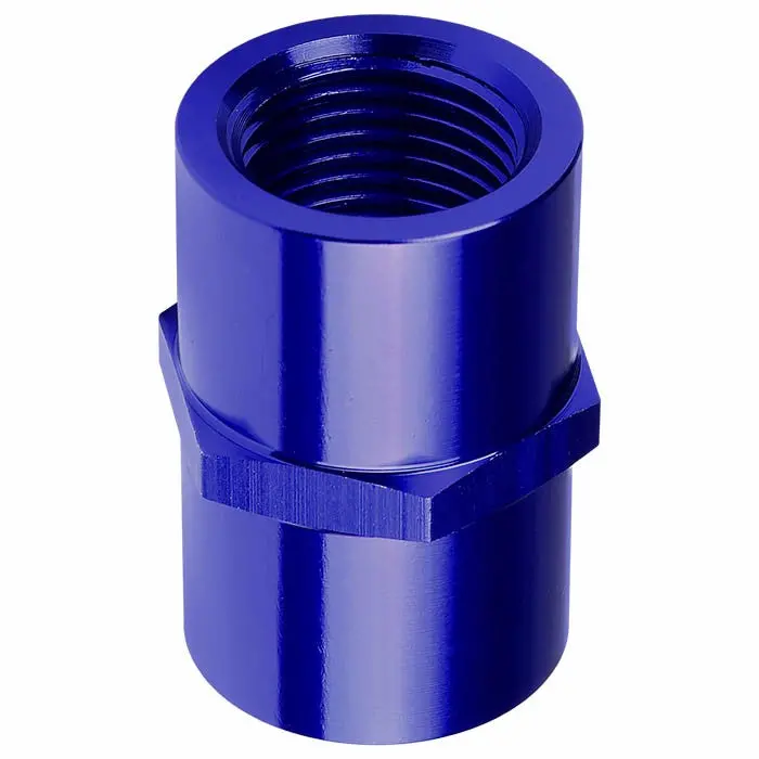 Blue -2 An Straight [Npt Female To Female Adapter] Oil/Fuel An Fitting 1