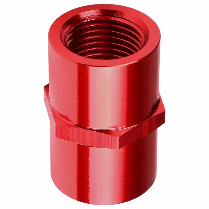 Red -2 An Straight [Npt Female To Female Adapter] Oil/Fuel An Fitting 1
