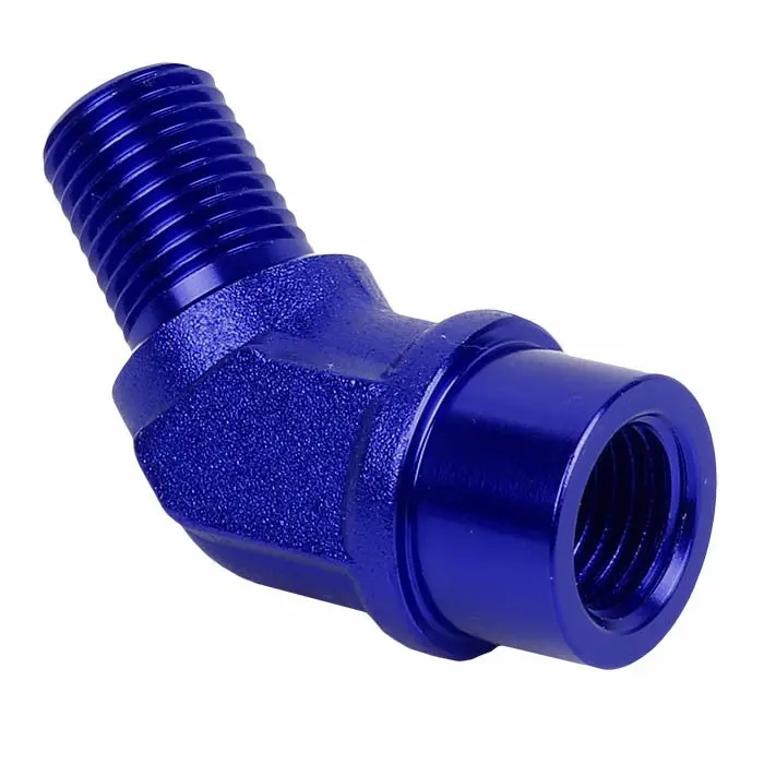 Blue -4 An 45 Degree [An Male To Npt Female Adapter] Oil/Fuel An Fitting 1