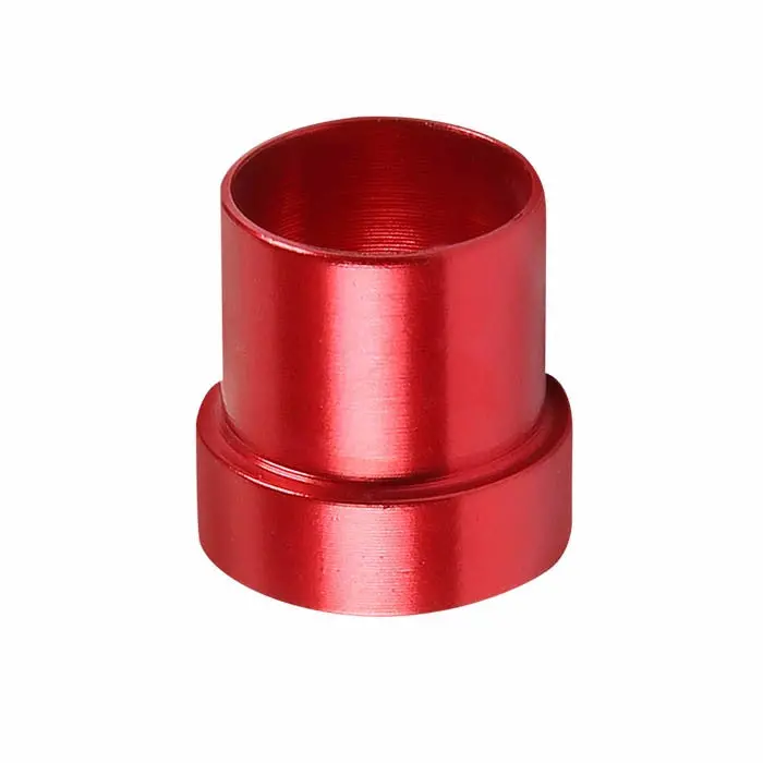 Red -6 An Straight [Hard Line An Tube Sleeve] Oil/Fuel An Fitting Adapter 1