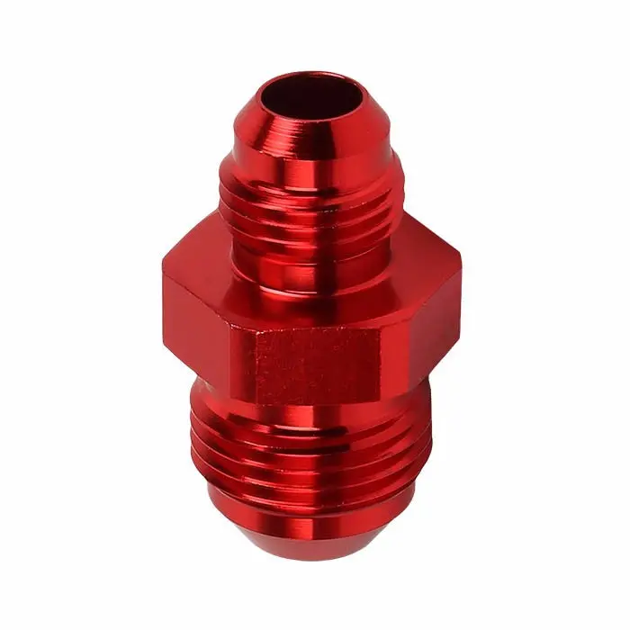 Red -6 To -8 Straight [An Male To Male Union Adapter] Oil/Fuel An Fitting 1