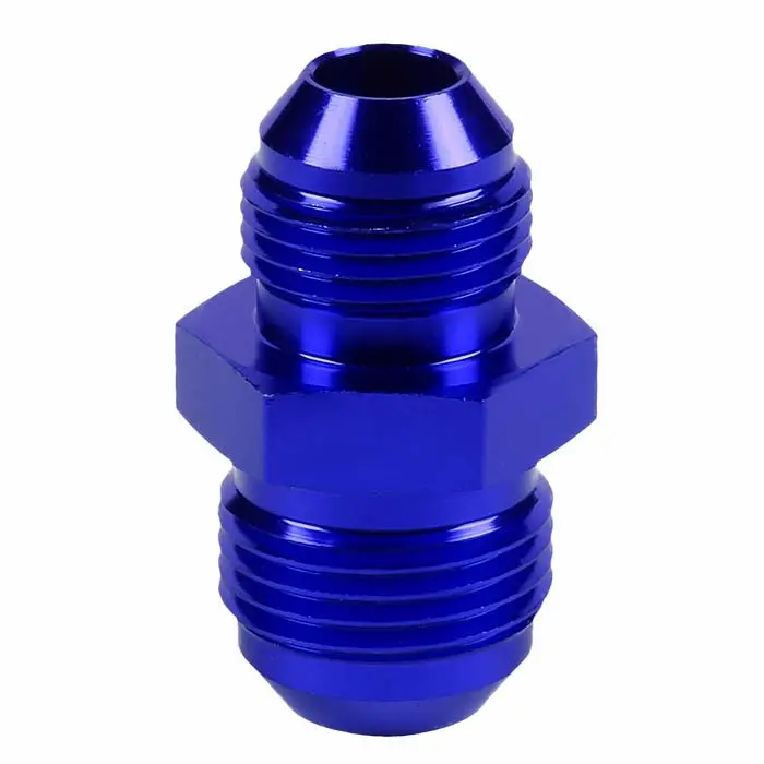 Blue -8 To -10 Straight [An Male To Male Union Adapter] Oil/Fuel An Fitting 1