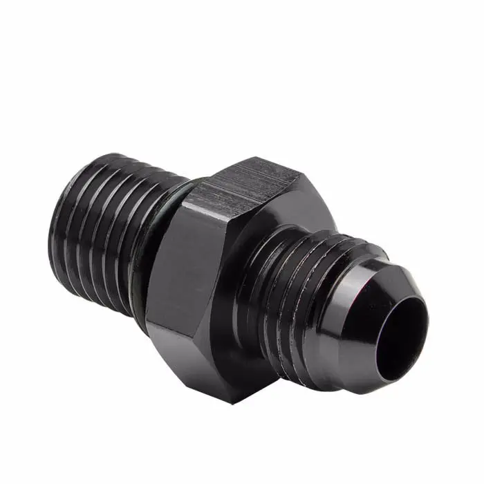 Black -6 To M14 X 1.5 Straight [An Male To Male Union Adapter] Oil/Fuel An Fitting 1