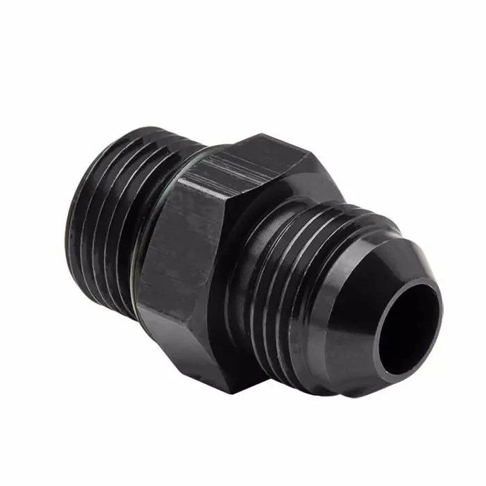 Black -8 To 3/4 16Unf Straight [An Male To Male Union Adapter] Oil/Fuel An Fitting 1