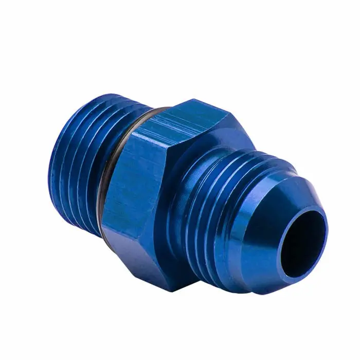 Blue -8 To 3/4 16Unf Straight [An Male To Male Union Adapter] Oil/Fuel An Fitting 1