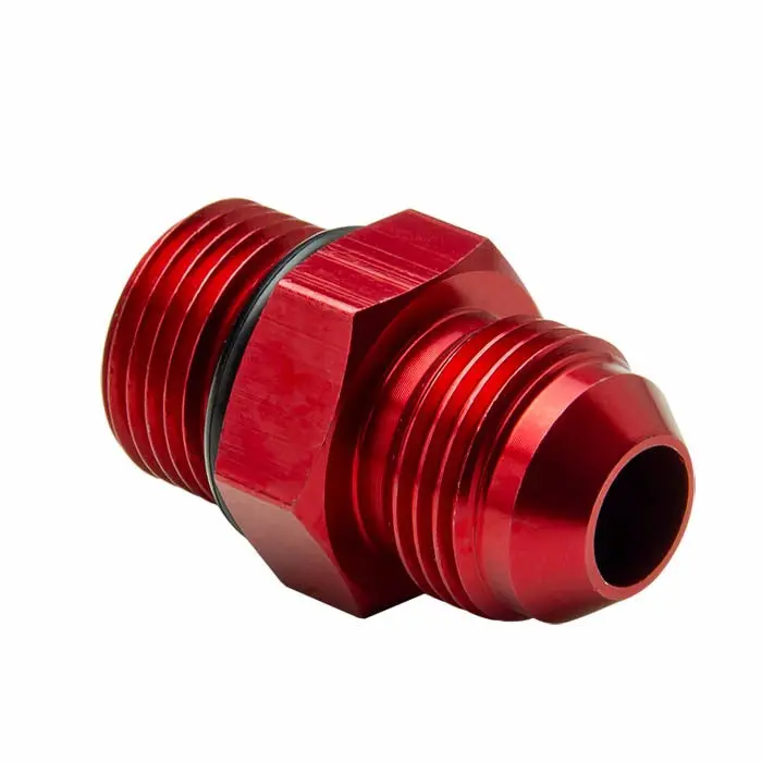 Red -8 To 3/4 16Unf Straight [An Male To Male Union Adapter] Oil/Fuel An Fitting 1