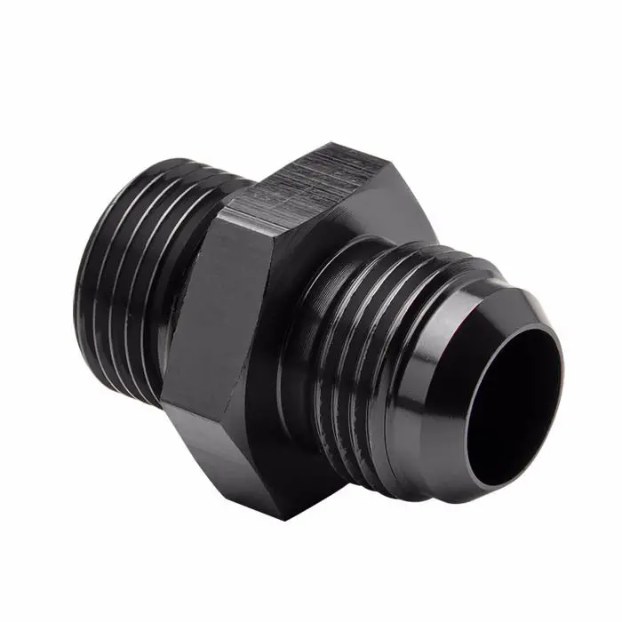 Black -10 To 7/8 14Unf Straight [An Male To Male Union Adapter] Oil/Fuel An Fitting 1