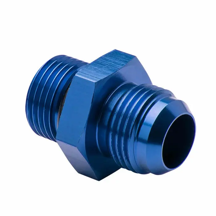 Blue -10 To 7/8 14Unf Straight [An Male To Male Union Adapter] Oil/Fuel An Fitting 1