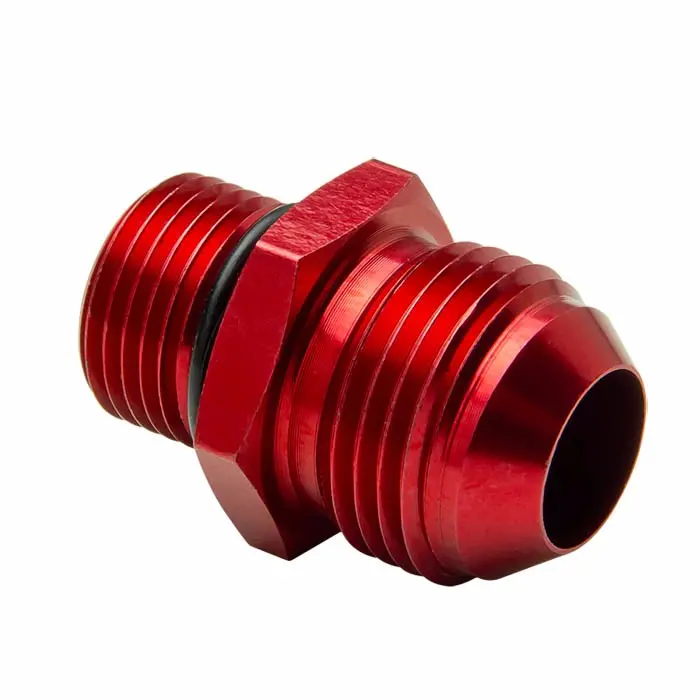 Red -10 To M18 X 1.5 Straight [An Male To Male Union Adapter] Oil/Fuel An Fitting 1