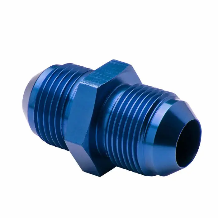 Blue -10 To M22 X 1.5 Straight [An Male To Male Union Adapter] Oil/Fuel An Fitting 1