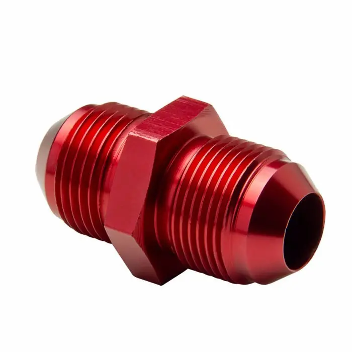 Red -10 To M22 X 1.5 Straight [An Male To Male Union Adapter] Oil/Fuel An Fitting 1