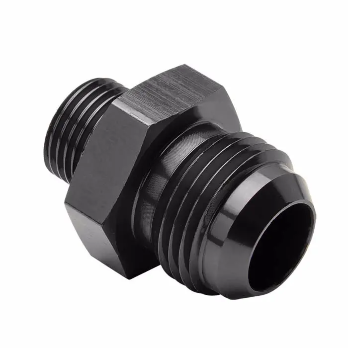 Black -10 To 5/8 18Unf Straight [An Male To Male Union Adapter] Oil/Fuel An Fitting 1
