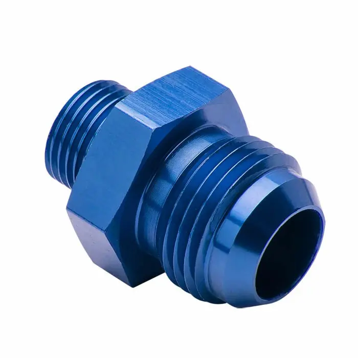 Blue -10 To 5/8 18Unf Straight [An Male To Male Union Adapter] Oil/Fuel An Fitting 1