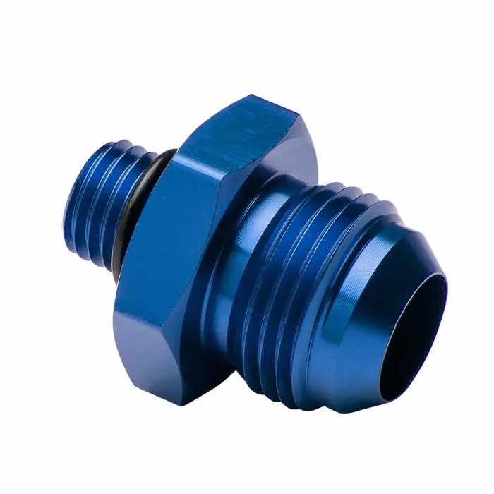 Blue -10 To 1/2 16Unf Straight [An Male To Male Union Adapter] Oil/Fuel An Fitting 1