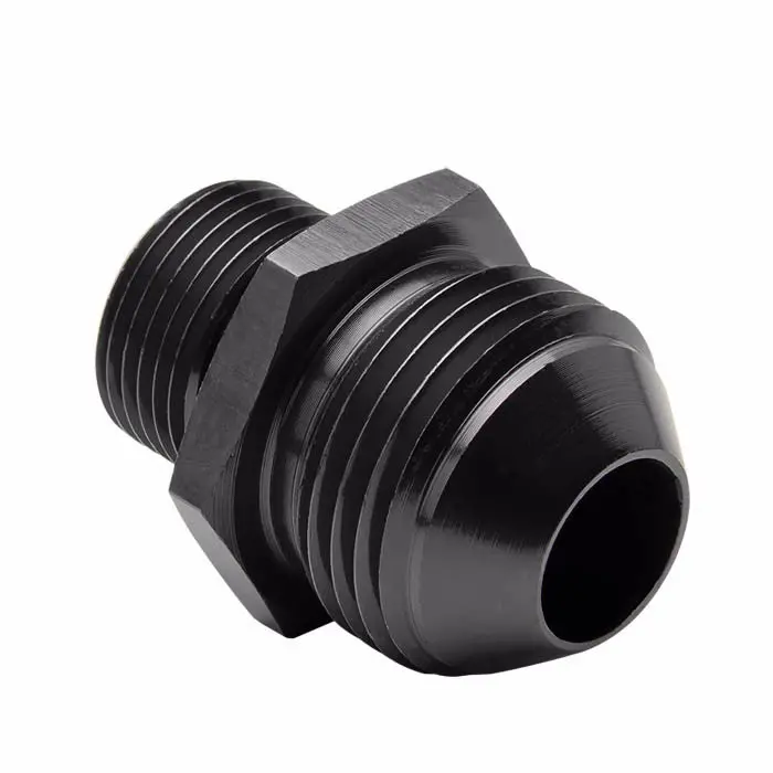 Black -12 To M20 X 1.5 Straight [An Male To Male Union Adapter] Oil/Fuel An Fitting 1