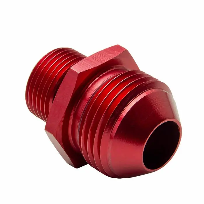 Red -12 To M20 X 1.5 Straight [An Male To Male Union Adapter] Oil/Fuel An Fitting 1