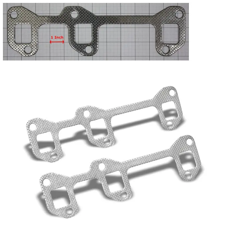 Graphite Aluminum Header/Manifold/Exhaust Gasket For 83-87 Regal 3.8L V6 Turbo 1