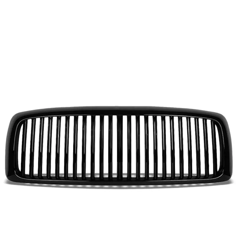 Black Vertical Style Replacement Grille For 02-05 Ram 1500/2500/3500 V8/V10 1