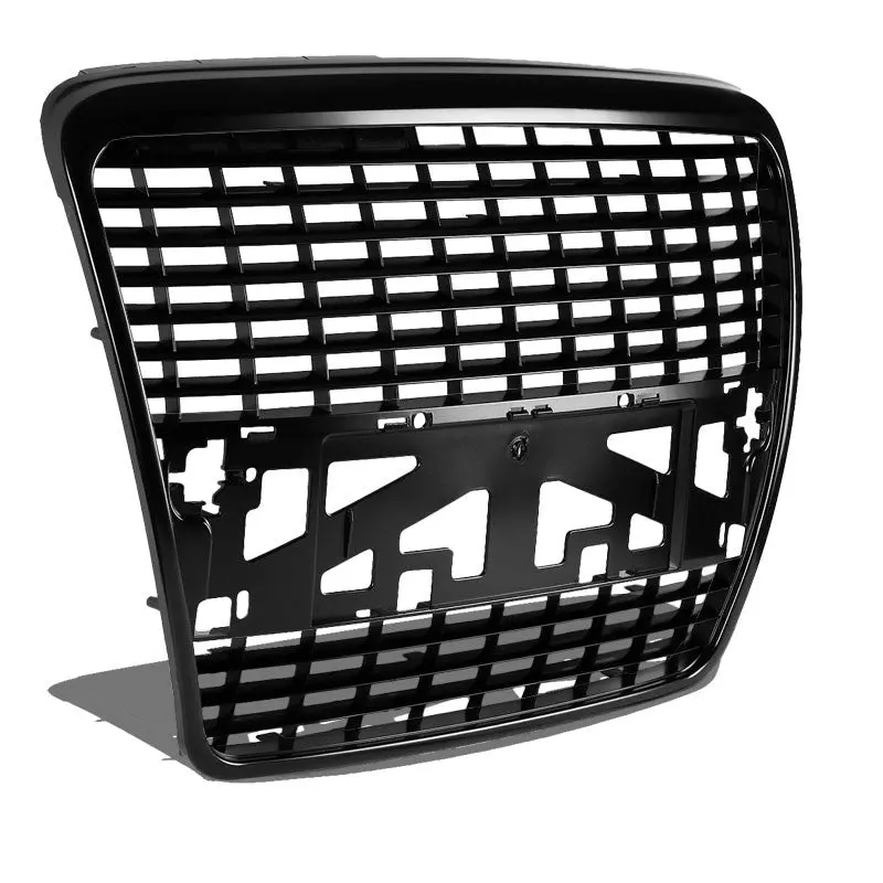 Black Vent Style Front Grille For 05-07 Audi A6/Quattro Typ 4F 3.0L/3.2L Dohc 1
