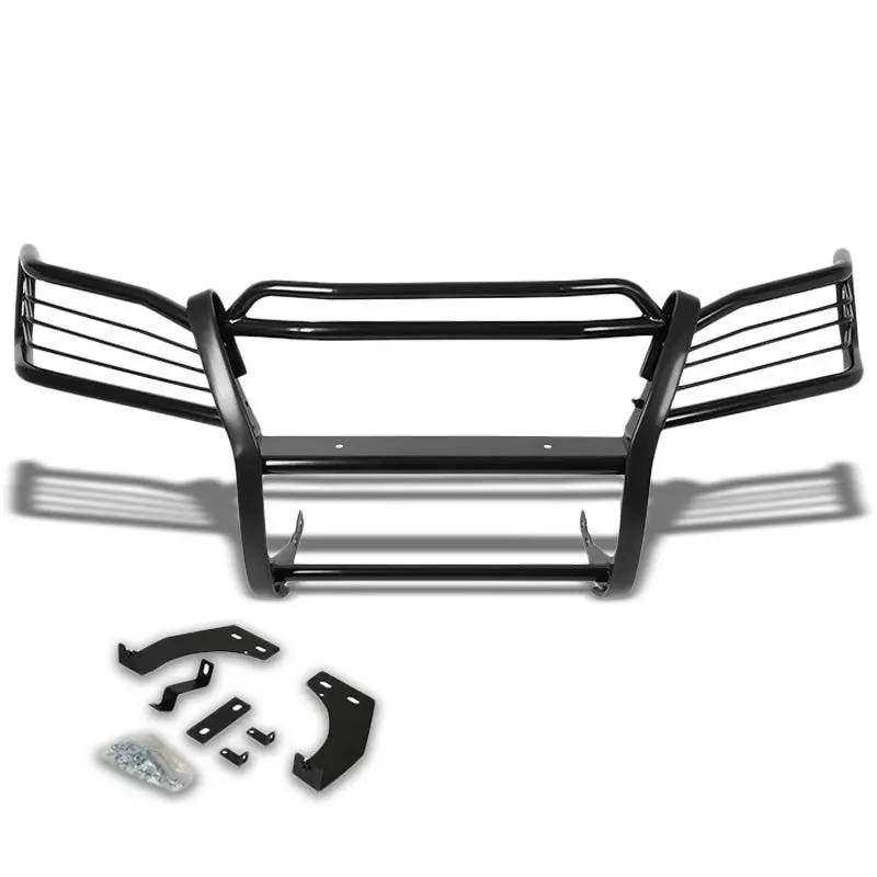 Black Mild Steel Brush Grille Guard Frame For Mercedes-Benz 98-05 Ml-Series 1