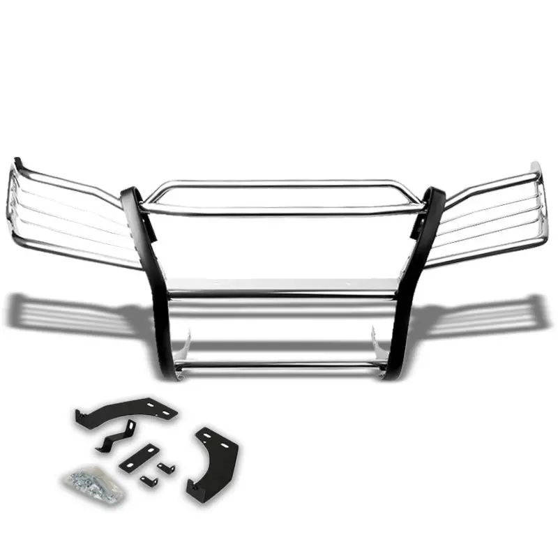 Chrome Mild Steel Brush Grille Guard Frame For Mercedes-Benz 98-05 Ml-Series 1